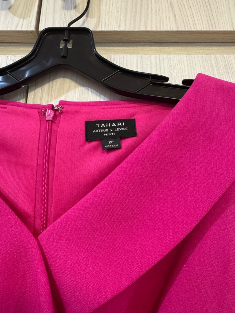 Tahari ASL Hot Pink Sheath Dress – Size 2P - Picture 2 of 6